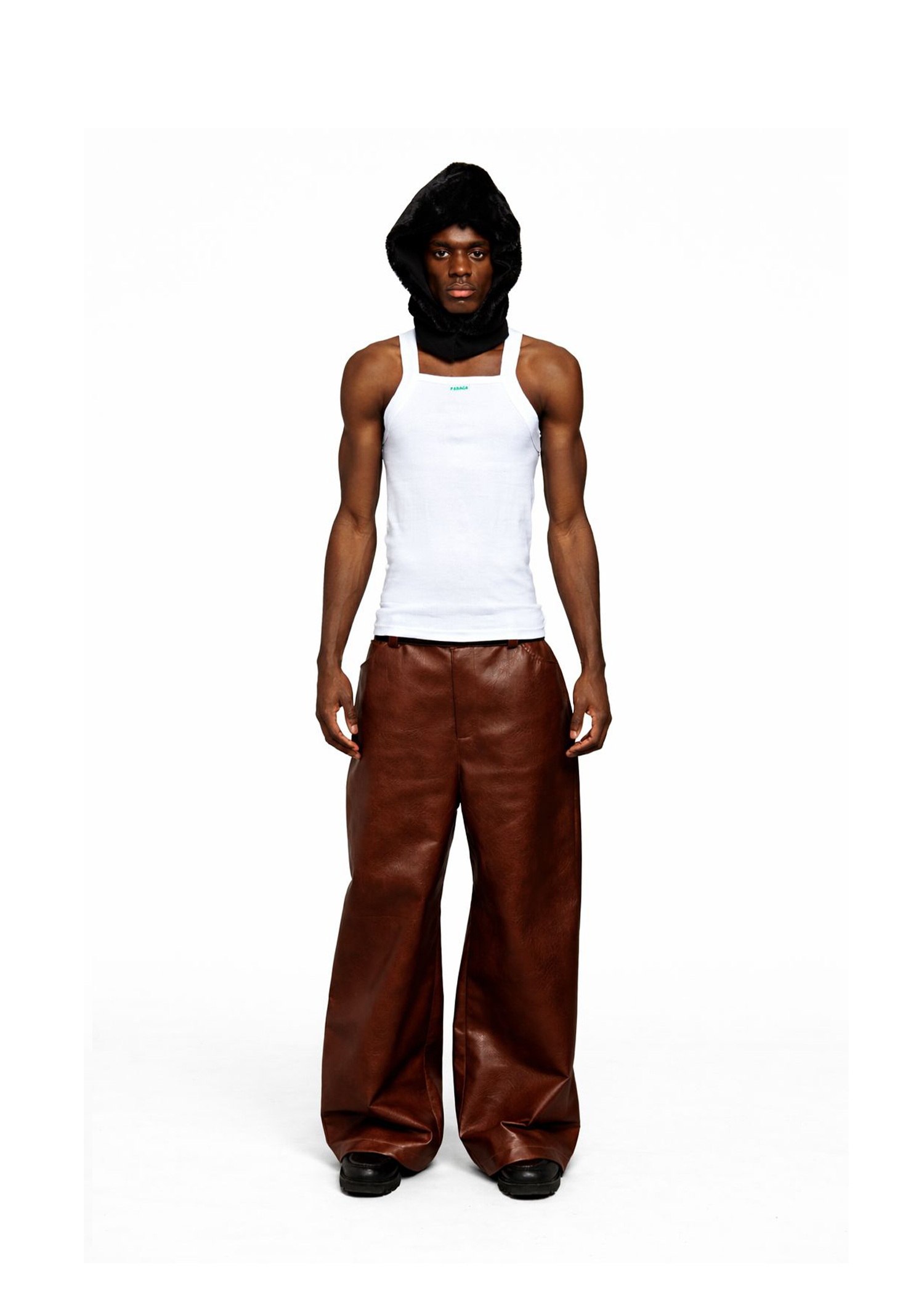 BROWN LEATHER PANTS