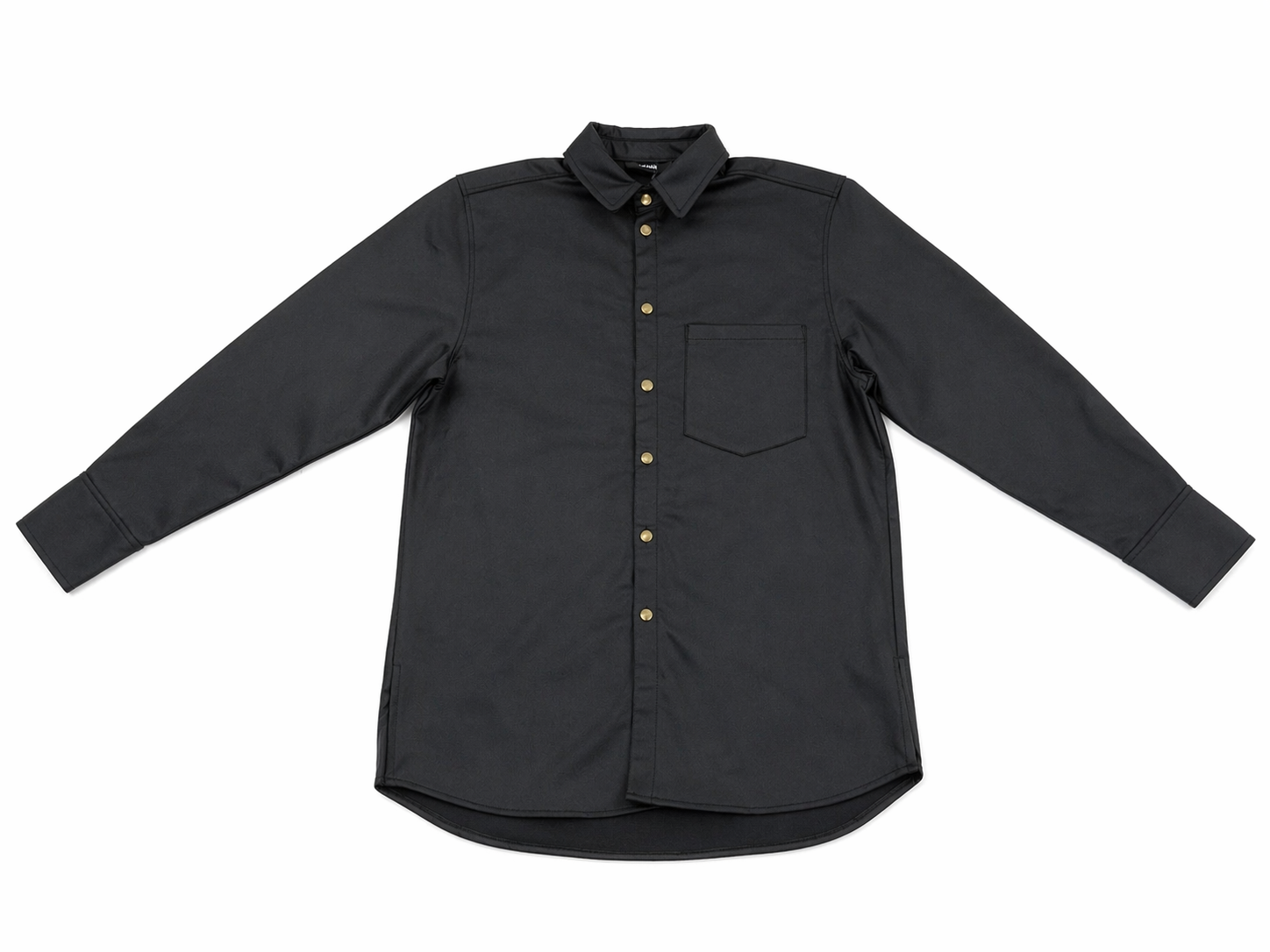 MANCHON EN CUIR NOIR